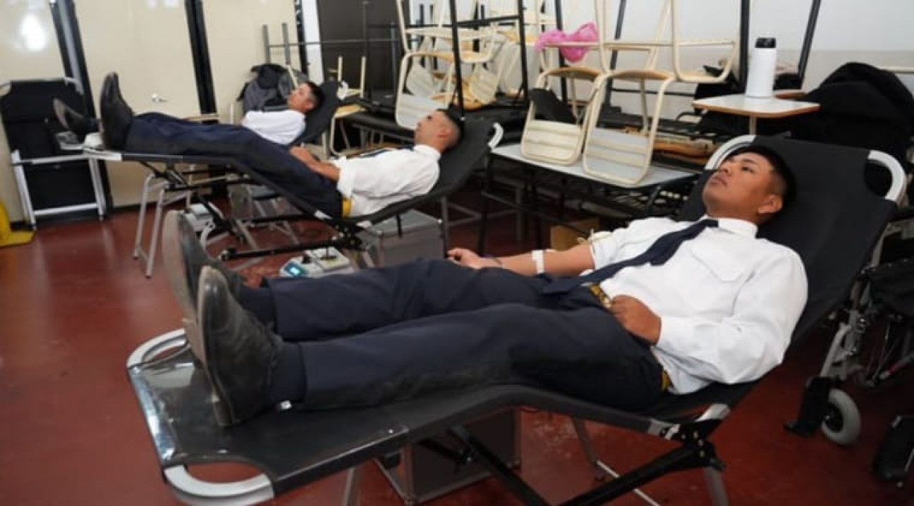 imagen Alumnos del IUSP Delegación Zona Este colaboraron con la donación voluntaria de sangre