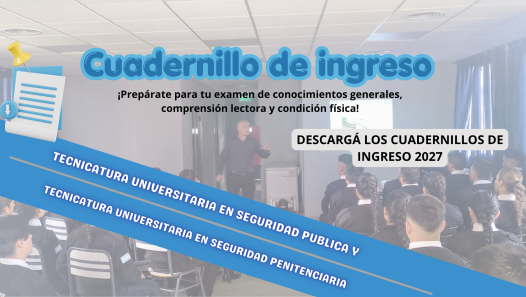 imagen Cuadernillos de ingreso a las TECNICATURAS 2027