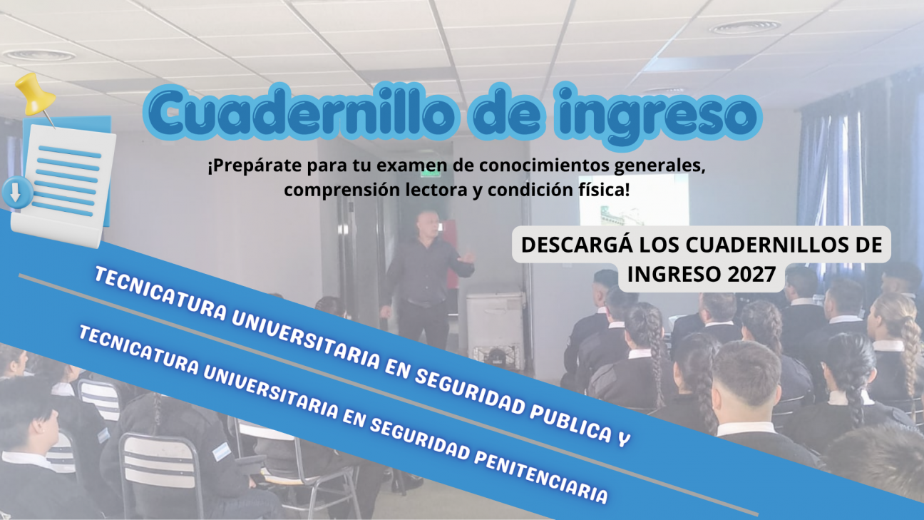 imagen Cuadernillos de ingreso a las TECNICATURAS 2027