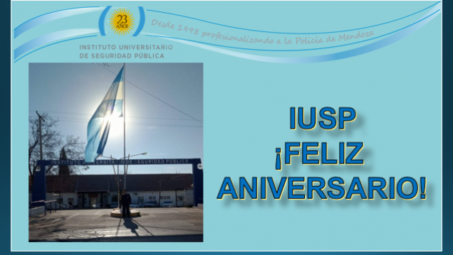 imagen 23 aniversario de la fundación del INSTITUTO UNIVERSITARIO DE SEGURIDAD PÚBLICA