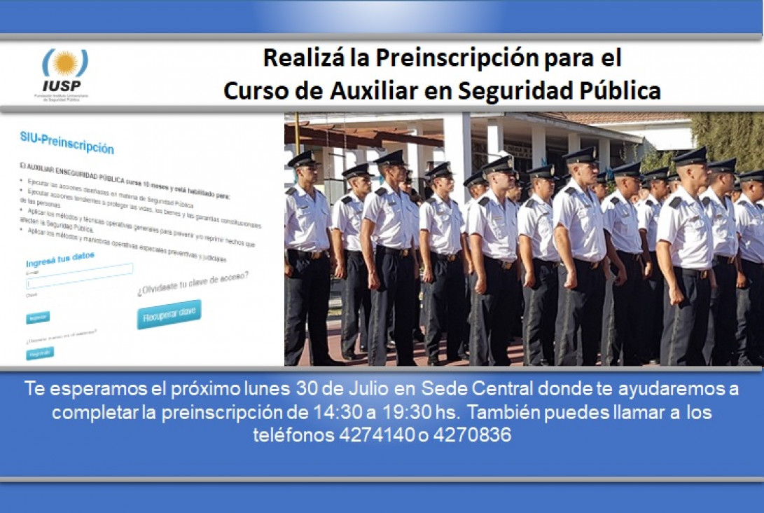 imagen Convocatoria a aspirantes al Curso de Auxiliar