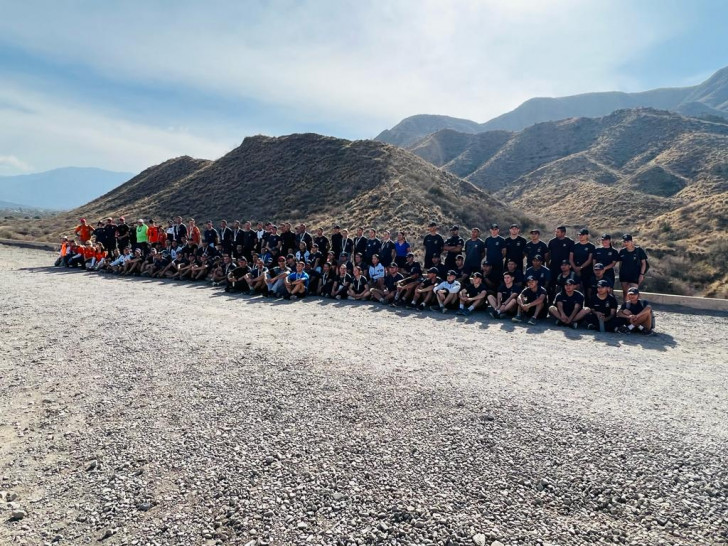 imagen Alumnos de Tecnicatura en Seguridad Pública y Penitenciaria participaron en una jornada de "Desafío del cerro Arco y actividad física"