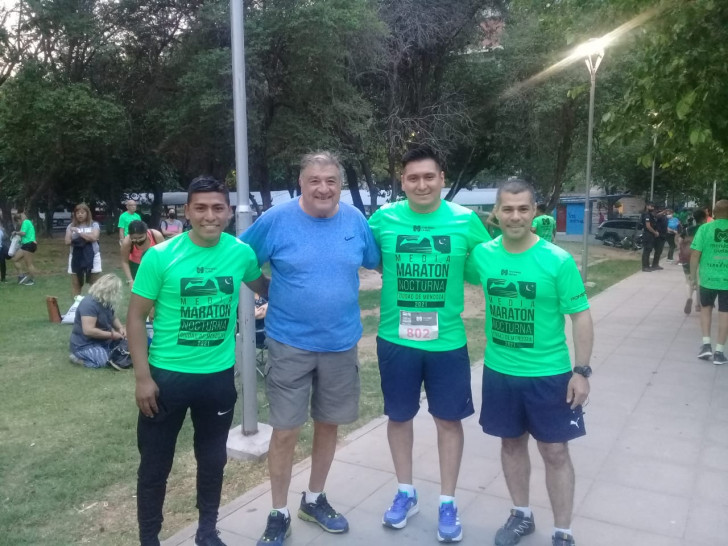 imagen El IUSP hizo parte de la Maratón nocturna de Mendoza