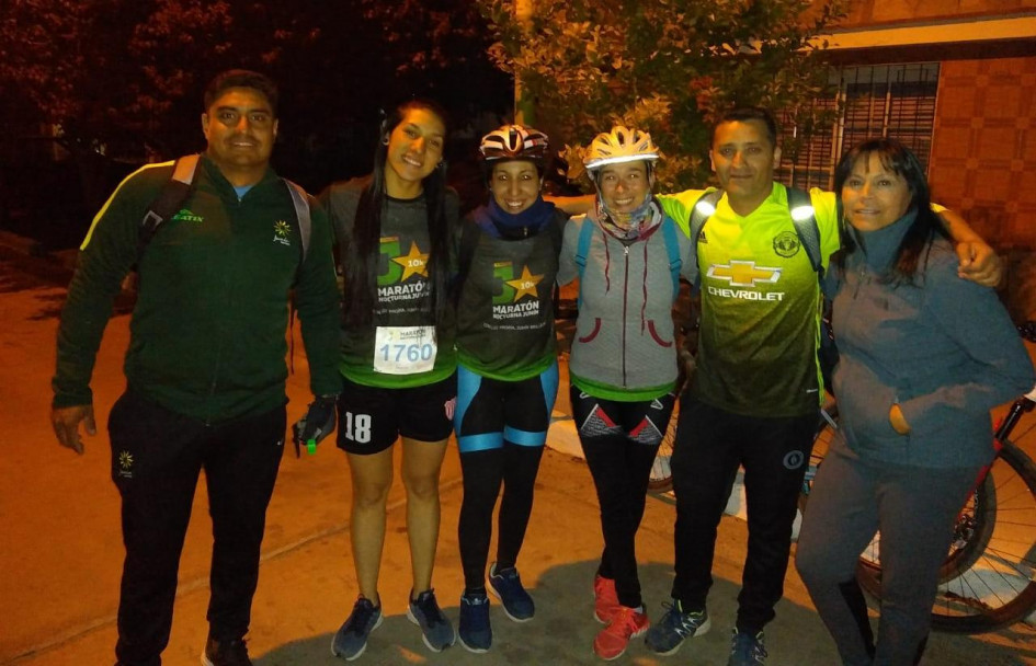imagen Una año más el IUSP presente en la Maratón nocturna del Departamento de Junín