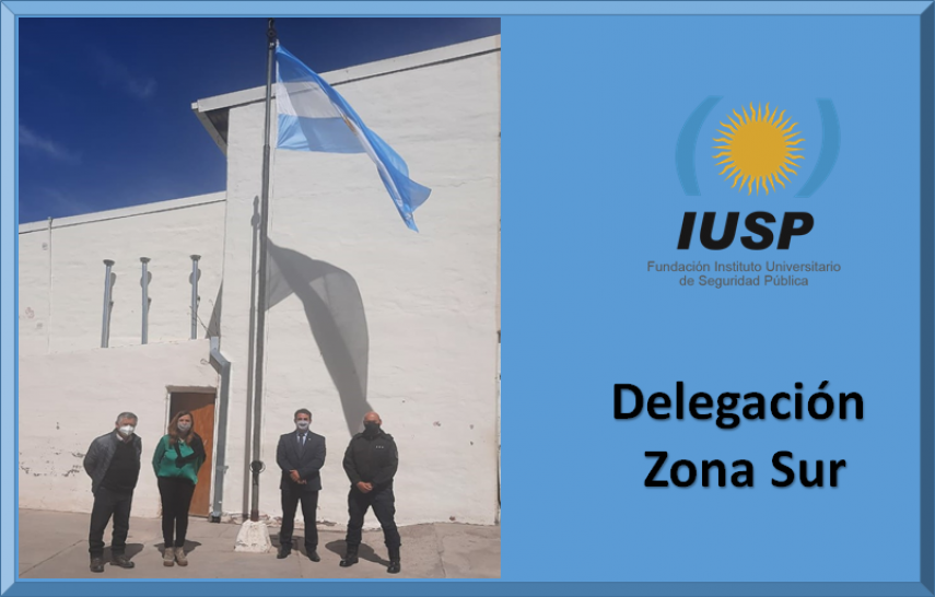 imagen Izamiento de nueva bandera en Delegación Zona Sur