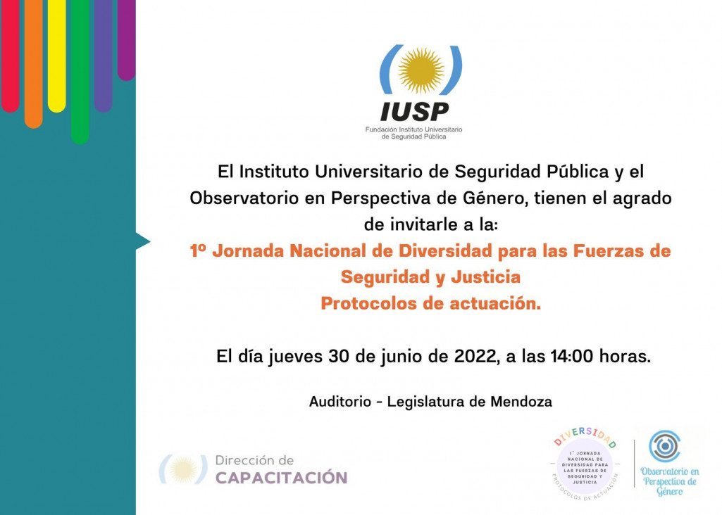 imagen I Jornada Nacional de Diversidad para las Fuerzas de Seguridad y Justicia