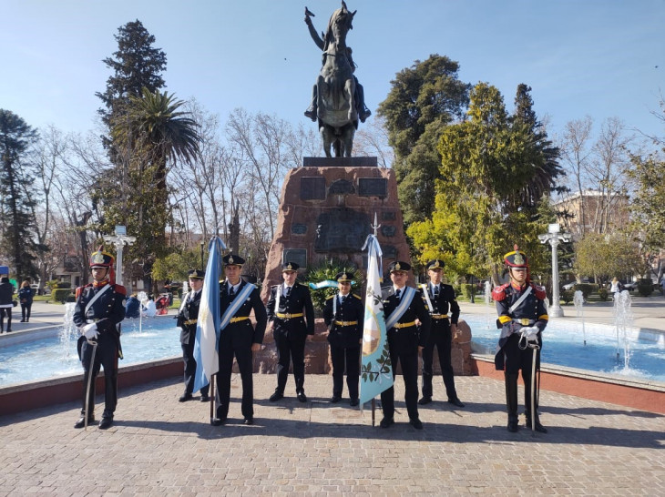 imagen El IUSP Delegación San Rafael presente en Acto oficial por el 174° Aniversario del Fallecimiento del Gral.Don José de San Martín