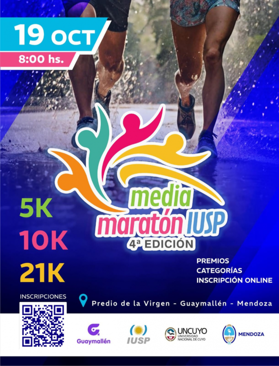 imagen El IUSP realiza su 4° media maratón de 5, 10 y 15 kilómetros