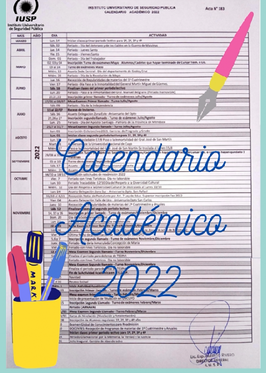 imagen Ya puede consultar y descargar el Calendario Académico 2022 - 2023