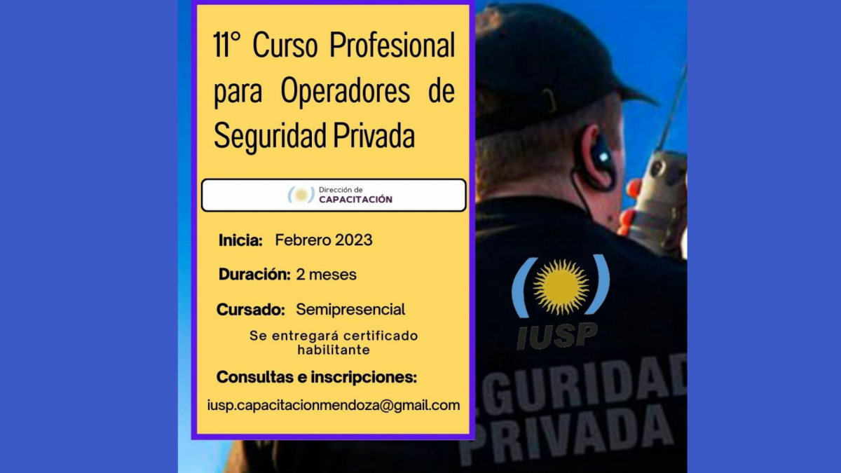 imagen 11° Curso Profesional para Operadores de Seguridad Privada