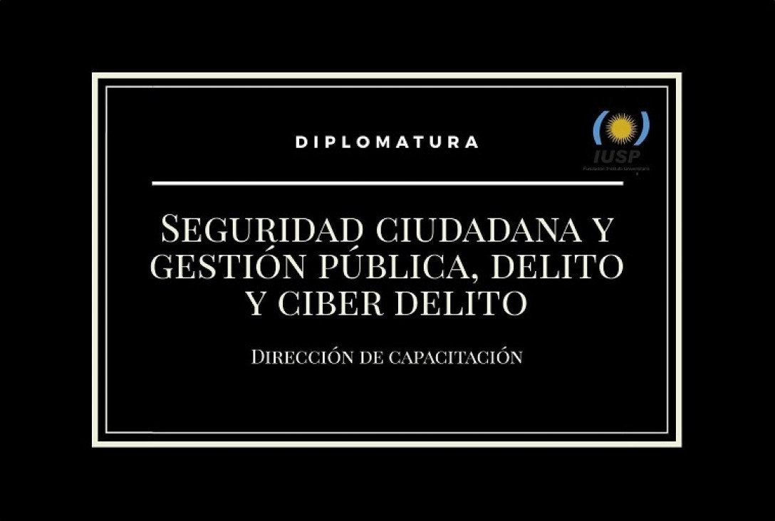 imagen Diplomatura en seguridad ciudadana y gestión pública, delito y cyber delito