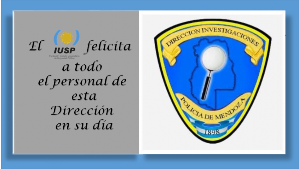 imagen 9 de Septiembre día de la Dirección de Investigaciones de la Policía de Mendoza