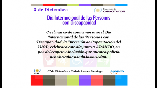 imagen El IUSP celebrará el día de la discapacidad junto a APANDO