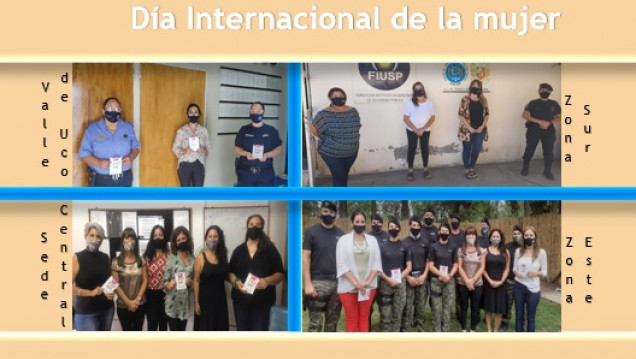 imagen Sede Central y delegaciones del IUSP en el día Internacional de la mujer