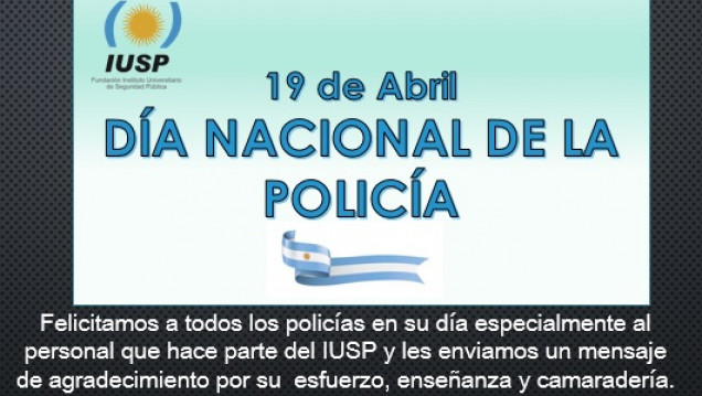 imagen Día Nacional de la Policía