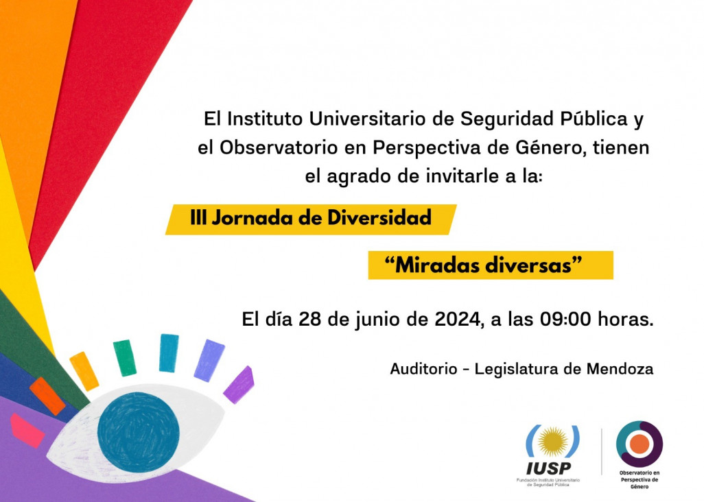 imagen Se realizará la III Jornada de Diversidad "MIRADAS DIVERSAS"