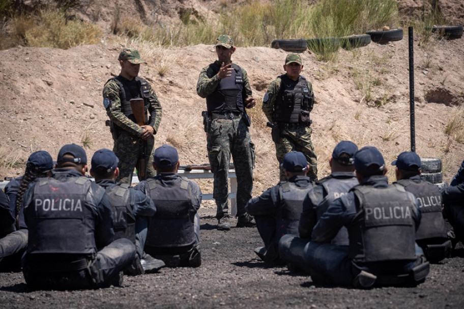 imagen 3 Mas de 60 jóvenes con formación militar previa estudian en el IUSP para ingresar a la Policía de Mendoza