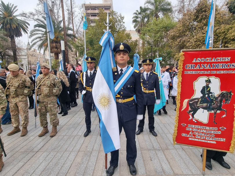 imagen 1 La Sede Central del IUSP se hizo presente en ciudad en el Acto de conmemoración del 174° Aniversario del paso a la inmortalidad del Gral. José de San Martín