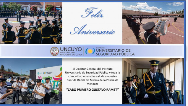 imagen Felicitamos a la Banda de la Policía de Mendoza en su Aniversario