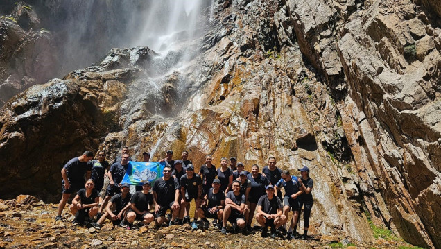 imagen Estudiantes de Tecnicatura y Licenciatura realizaron senderismo en el cerro Chorro de la Vieja en Tunuyán