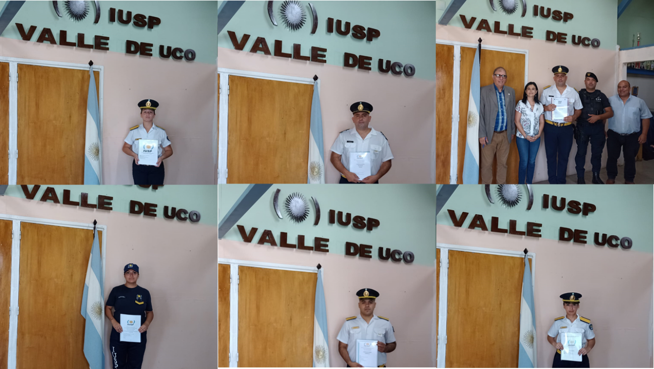 imagen La Delegación Valle de Uco cuenta con cinco egresados de Tecnicatura Universitaria en Seguridad Pública