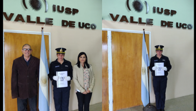 imagen La Delegación Valle de Uco tiene una nueva egresada de Tecnicatura en Seguridad Pública