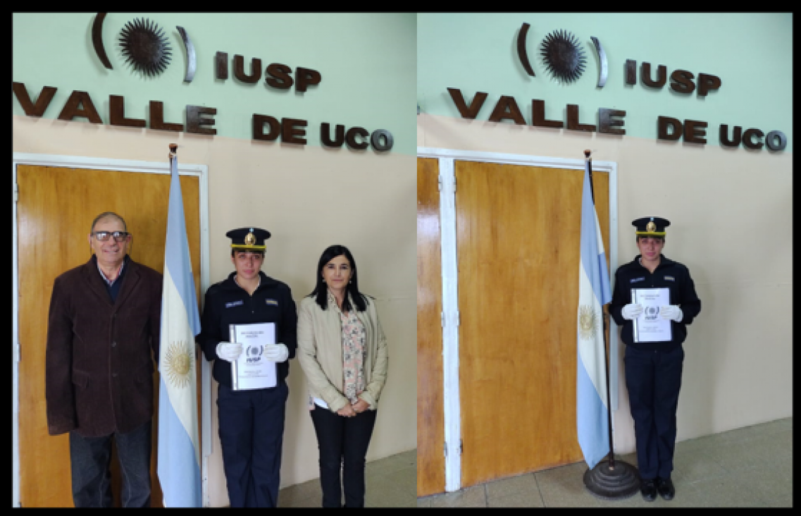 imagen La Delegación Valle de Uco tiene una nueva egresada de Tecnicatura en Seguridad Pública