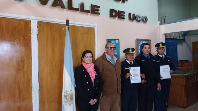imagen La Delegación Valle de Uco tiene dos nuevos Técnicos Universitarios en Seguridad Pública