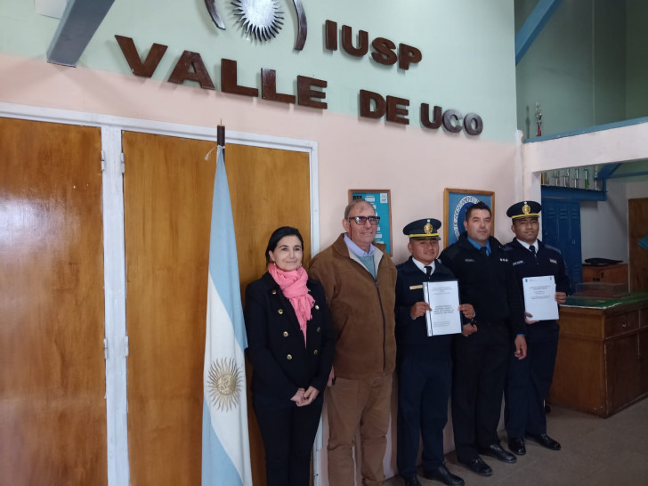 imagen La Delegación Valle de Uco tiene dos nuevos Técnicos Universitarios en Seguridad Pública