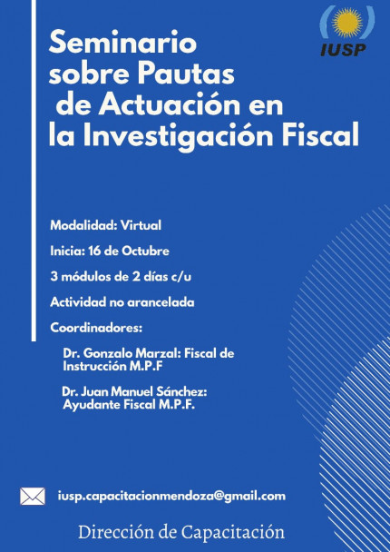 imagen Seminario sobre Pautas de Actuación en la Investigación Fiscal