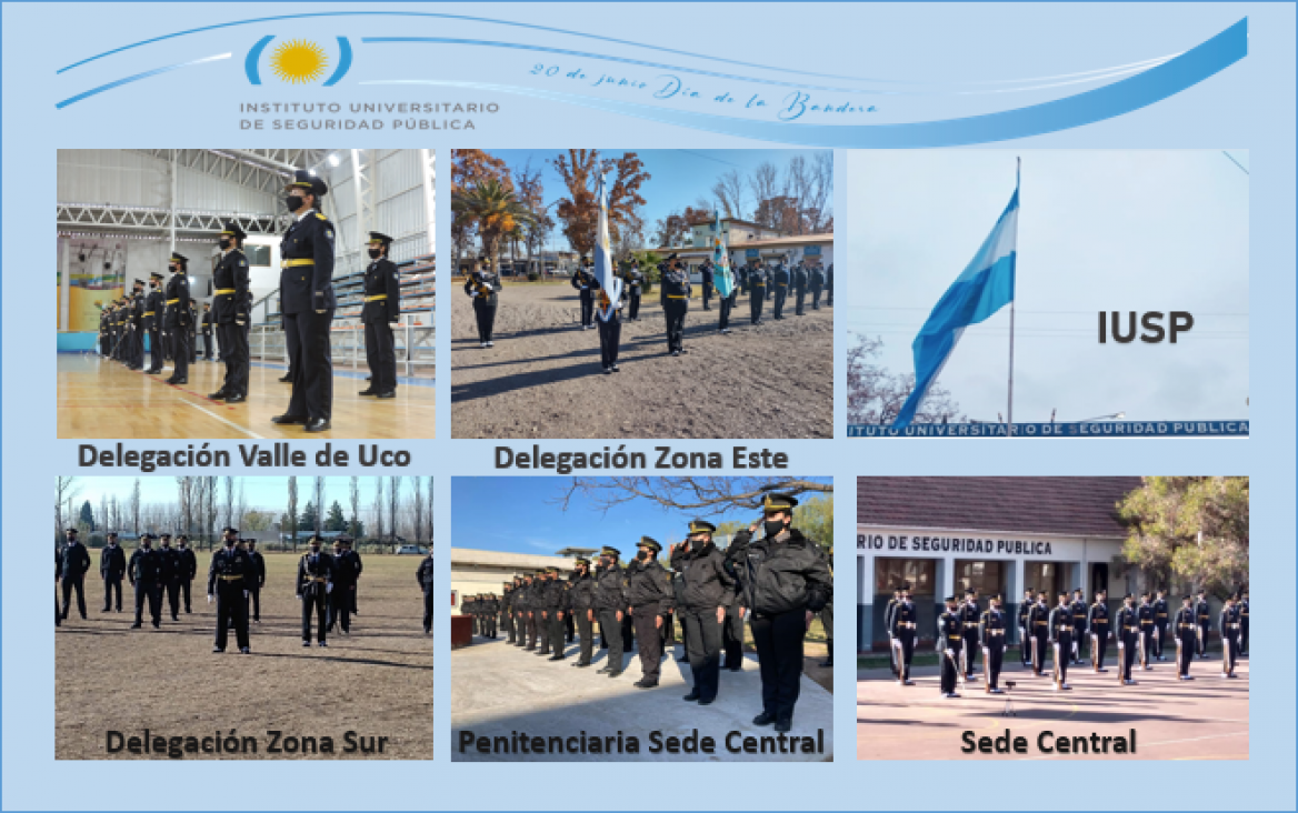 imagen Jura de la bandera Nacional por parte de los alumnos de 2do año de Tecnicatura del IUSP 