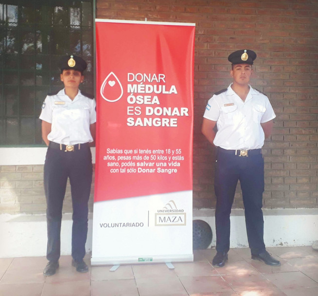 imagen Cadetes de Delegación Zona Este participaron de campaña de donación de sangre