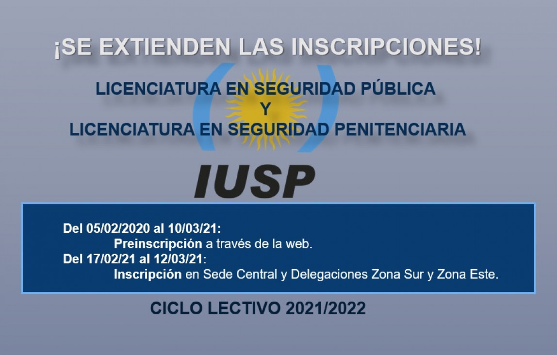 imagen Se extienden las inscripciones para la carrera de Licenciatura