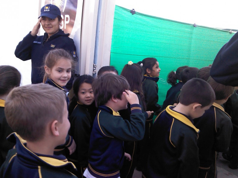 imagen Visita de niños del Colegio Hnos. Maristas de San Rafael