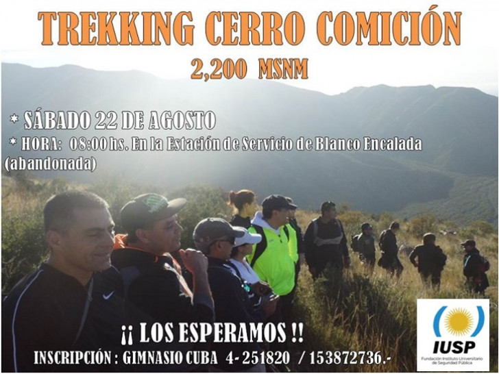 imagen Salida de trekking al Cerro Comición