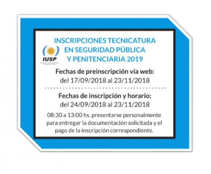 imagen INSCRIPCIONES A TECNICATURA 2019