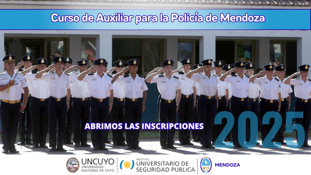 imagen Abrimos las inscripciones para el Curso de Auxiliar para la Policía de Mendoza