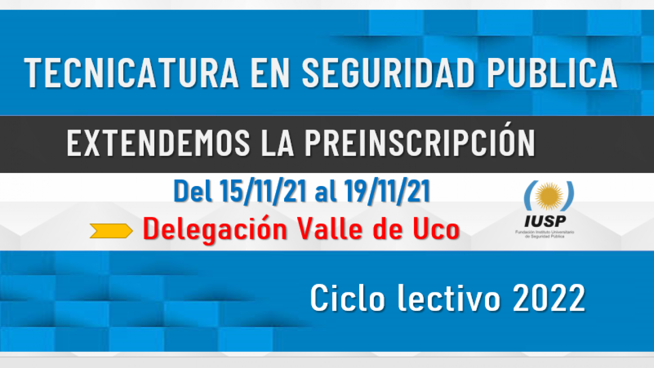 imagen Se extienden las inscripciones para Tecnicatura en Delegación Valle de Uco